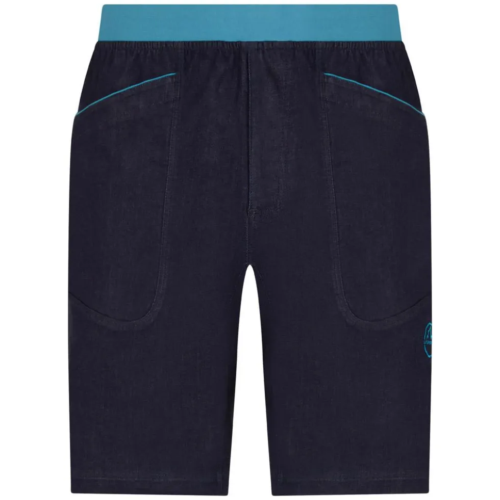 Pantaloncini da arrampicata La Sportiva Mundo Short M Jeans Topaz