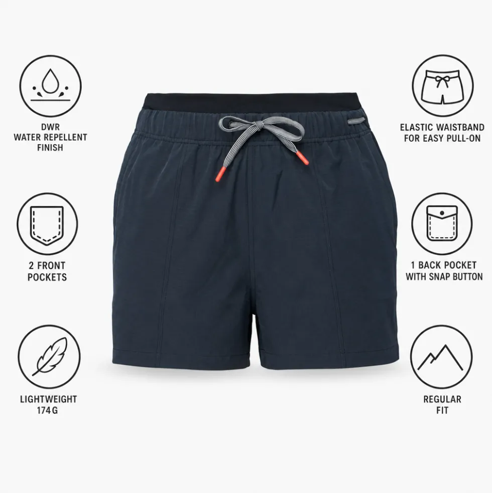 Pantaloncini da arrampicata Black Diamond W's Sequence Black