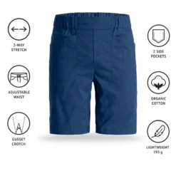 Pantaloncini da arrampicata Ortovox Affinity Shorts Blue Nunatak