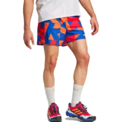 Pantaloncini da trail adidas Mt Light Short Aop Selubl Purrub Seimor Warc