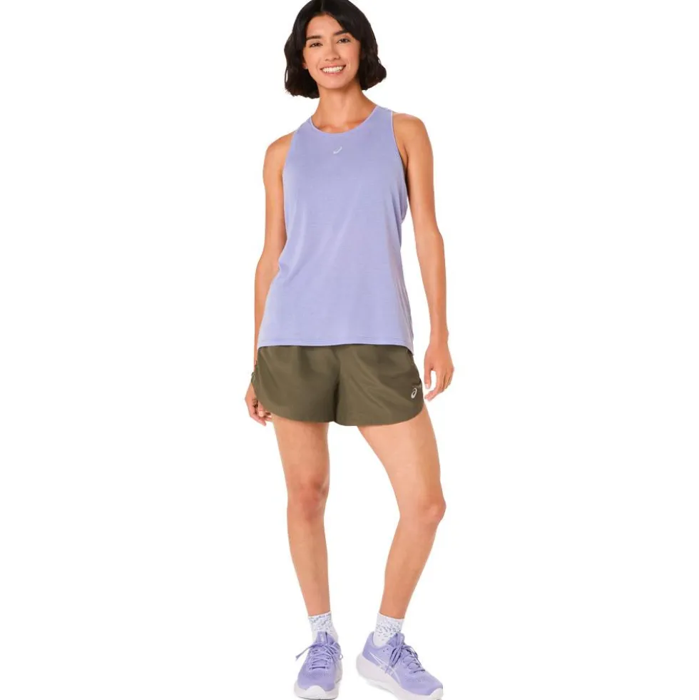 Pantaloncini da trail Asics Nagino Run Adjustable 4In W Dark Olive