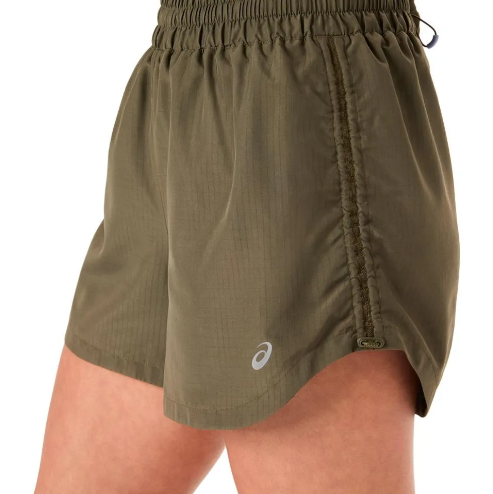 Pantaloncini da trail Asics Nagino Run Adjustable 4In W Dark Olive