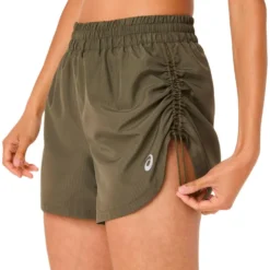 Pantaloncini da trail Asics Nagino Run Adjustable 4In W Dark Olive