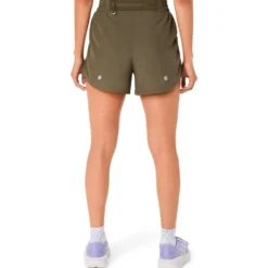 Pantaloncini da trail Asics Nagino Run Adjustable 4In W Dark Olive