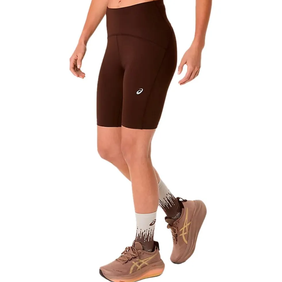 Pantaloncini da trail Asics Road High Waist 8 In Sprinter Coffee