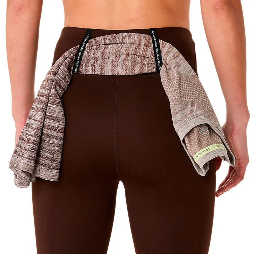 Pantaloncini da trail Asics Road High Waist 8 In Sprinter Coffee