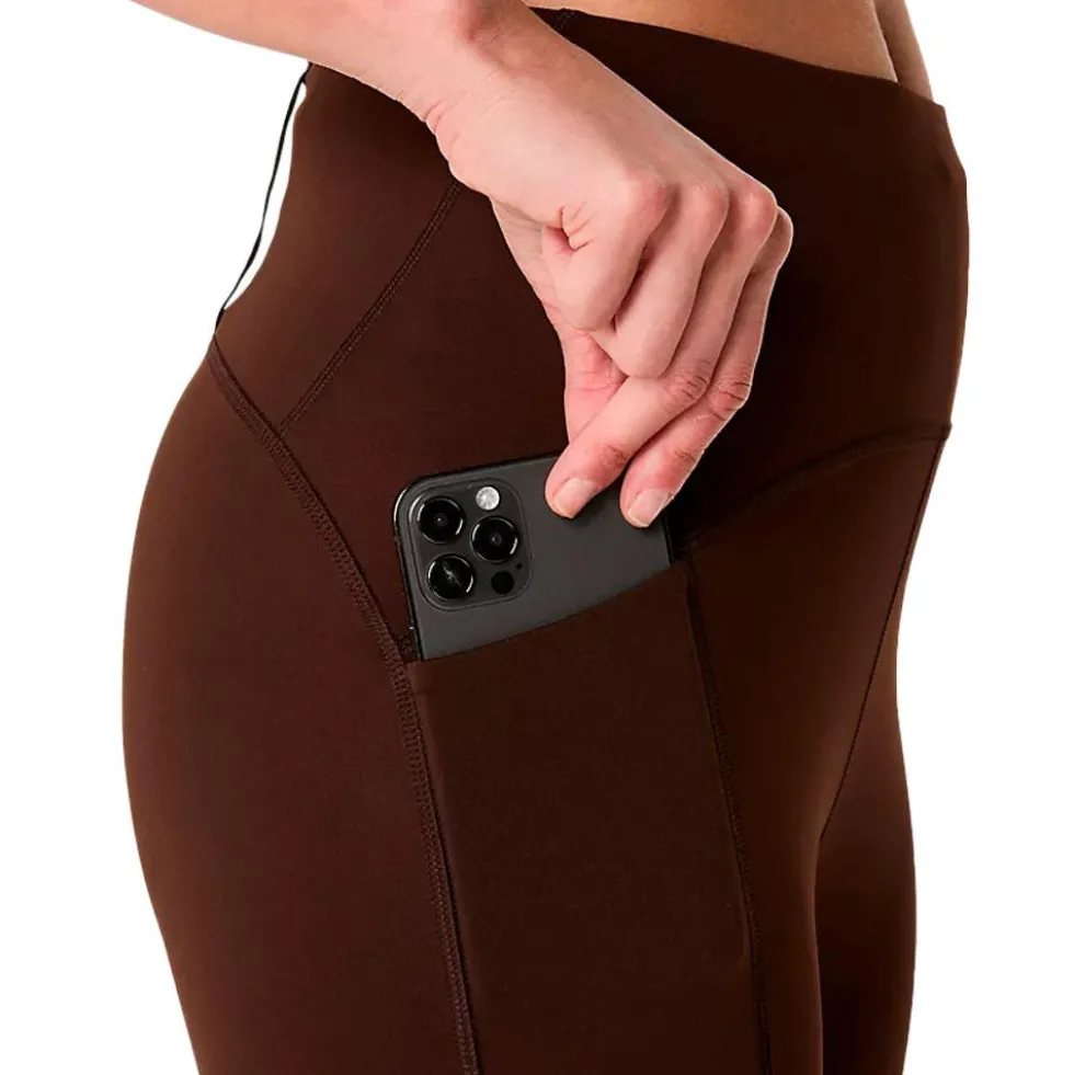 Pantaloncini da trail Asics Road High Waist 8 In Sprinter Coffee
