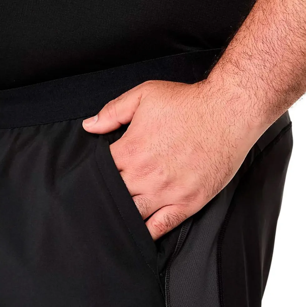 Pantaloncini da trail Asics Road 5 In Short Performance Black Graphite Grey