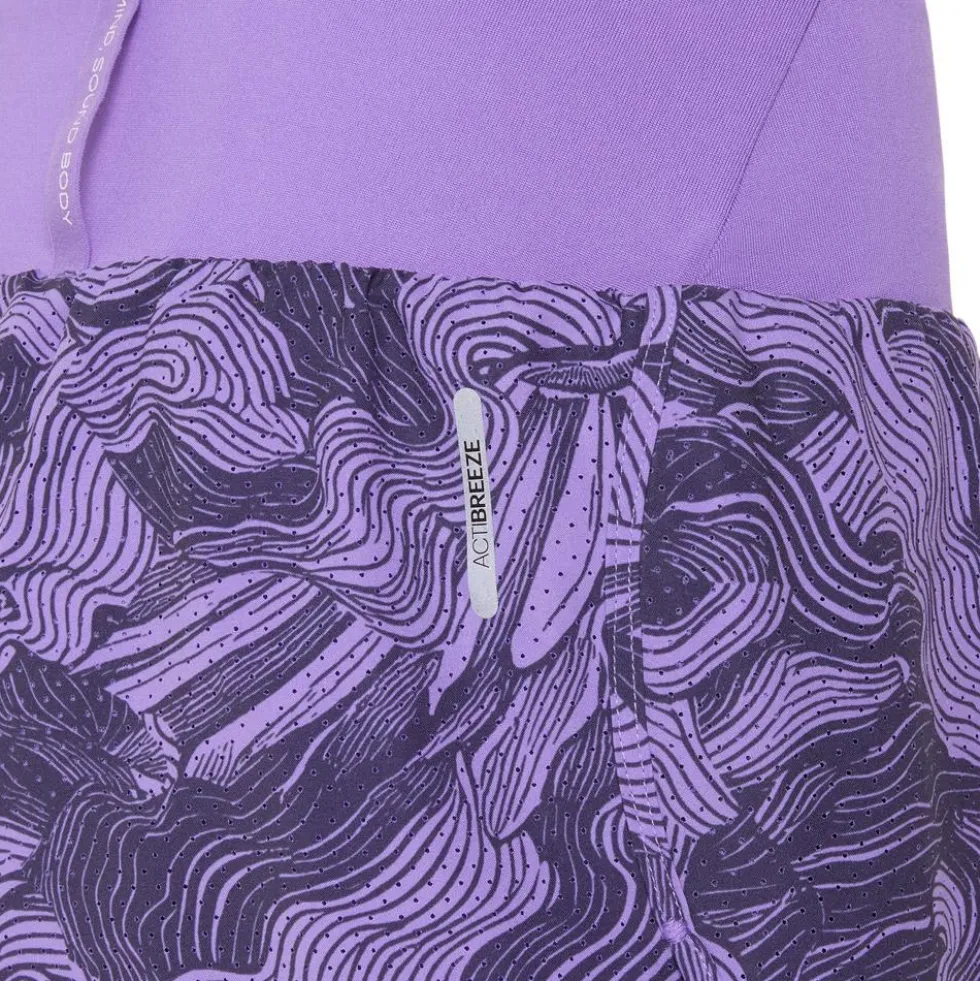 Pantaloncini da trail Asics Road All Over Print 2in1 3.5In W Amethyst