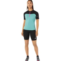 Pantaloncini da trail Asics W Fujitrail Sprinter Performance Black