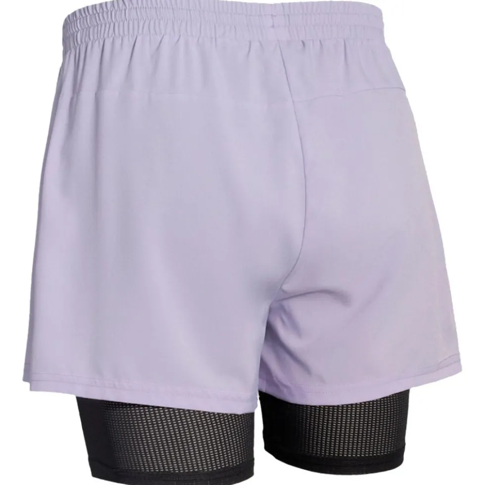 Pantaloncini da trail Bjorn Daehlie Shorts Run 2 In 1 Blue Aura