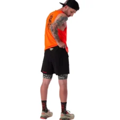 Pantaloncini da trail Dynafit Trail 2in1 Short M Black Out Overcast
