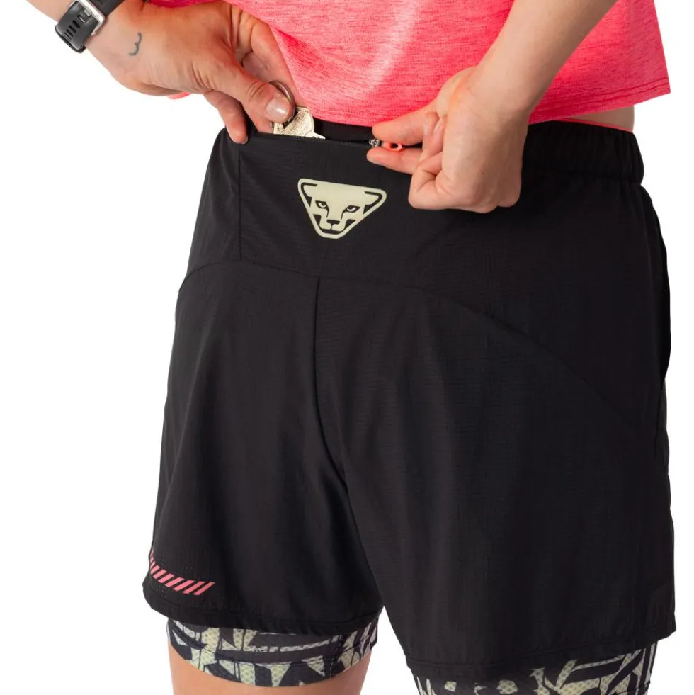 Pantaloncini da trail Dynafit Trail 2In1 Short W Black Out Overcast