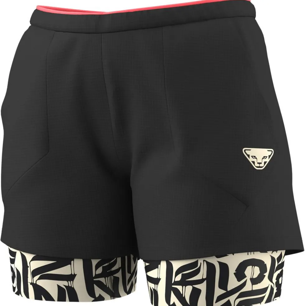 Pantaloncini da trail Dynafit Trail 2In1 Short W Black Out Overcast