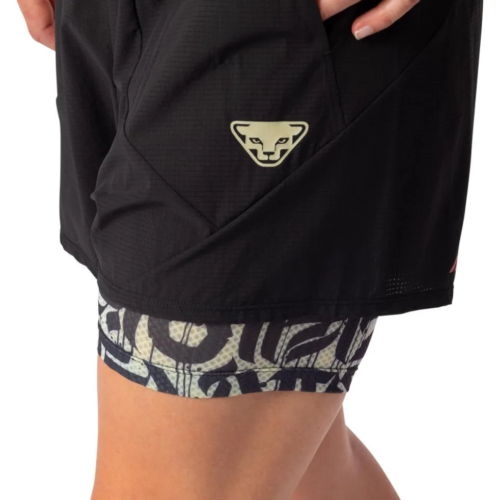 Pantaloncini da trail Dynafit Trail 2In1 Short W Black Out Overcast