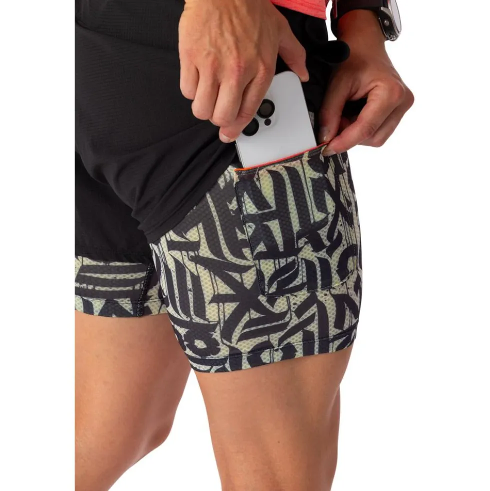 Pantaloncini da trail Dynafit Trail 2In1 Short W Black Out Overcast