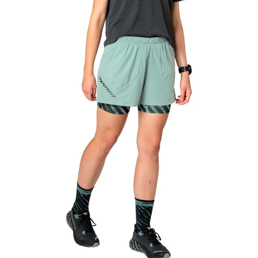 Pantaloncini da trail Dynafit Trail 2In1 Short W Jadelite