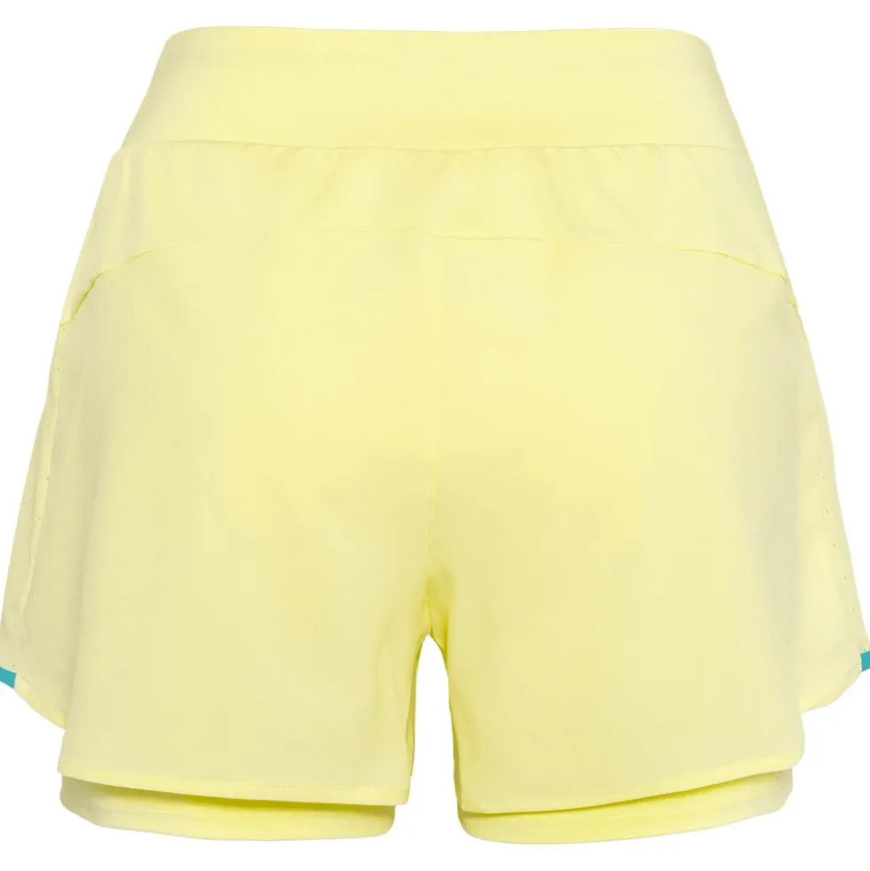 Pantaloncini da trail Kari Traa Mija Training Shorts Mellow Yellow