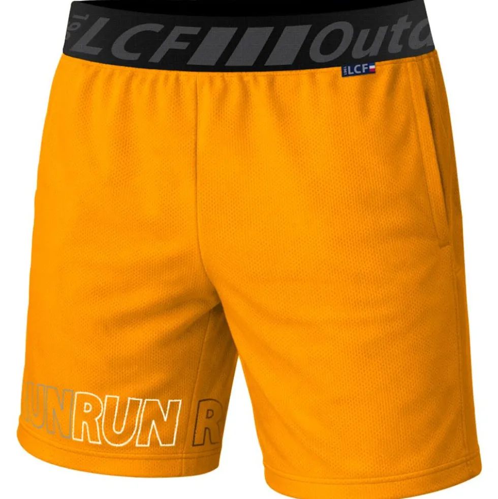 Pantaloncini da trail La Chaussette de France Running Short RunRunRun Orange