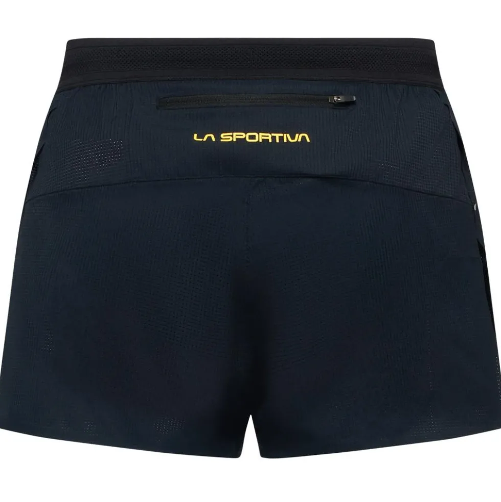 Pantaloncini da trail La Sportiva Pure 3 Short Black Yellow