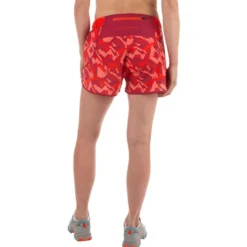 Pantaloncini da trail La Sportiva Timing Short W Velvet Cherry Tomato