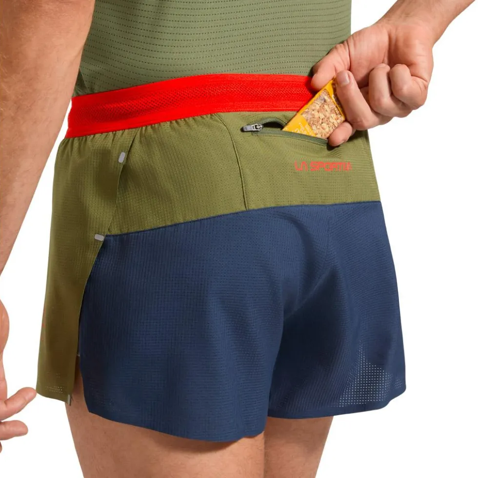 Pantaloncini da trail La Sportiva Pure 3 Short Cypress Night Sky