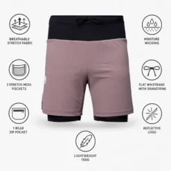 Pantaloncini da trail Millet Intense 2In1 Short M Pepper