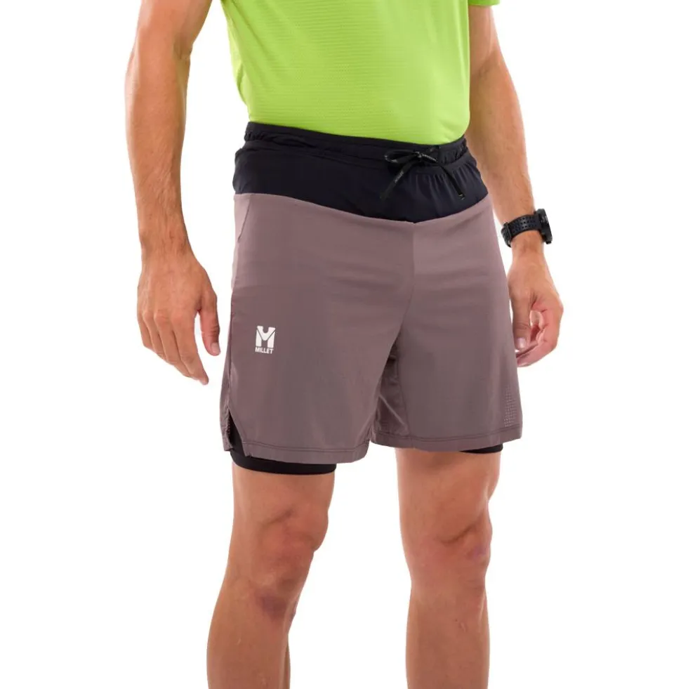 Pantaloncini da trail Millet Intense 2In1 Short M Pepper