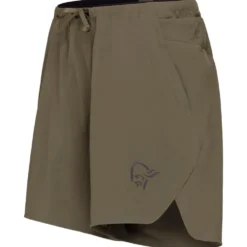 Pantaloncini da trail Norrona senja flex1 8" Shorts W's Olive Night