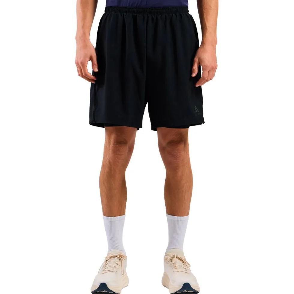 Pantaloncini da trail Odlo Essential 6 Inch 2In1 Short Black
