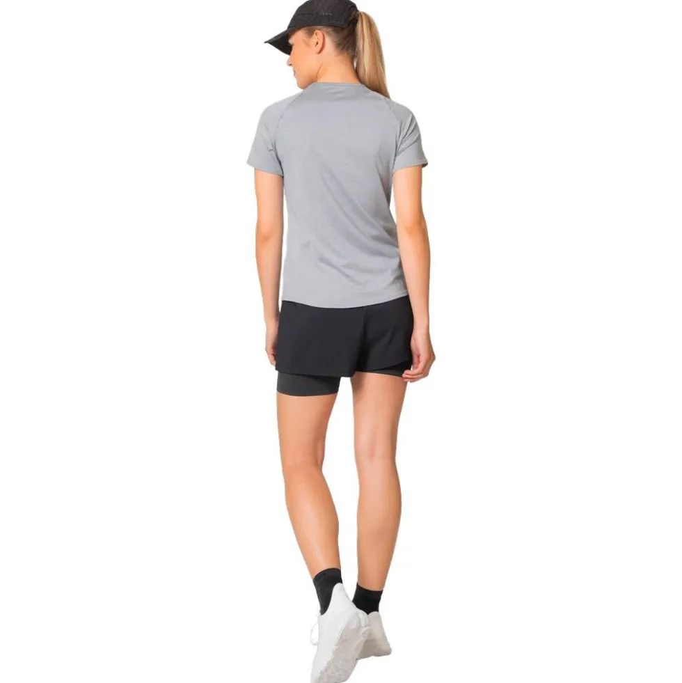 Pantaloncini da trail Odlo 2 In 1 Short Essential Black
