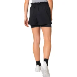 Pantaloncini da trail Odlo 2 In 1 Short Essential Black