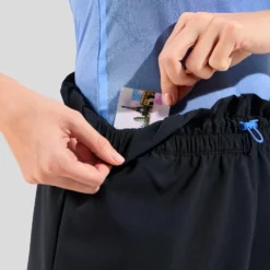 Pantaloncini da trail Odlo 2 In 1 Short Essential Black Persian Jewel