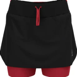 Pantaloncini da trail Odlo X-Alp Skirt Black, American Beauty