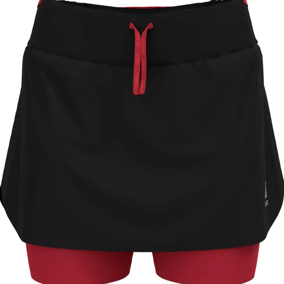 Pantaloncini da trail Odlo X-Alp Skirt Black, American Beauty