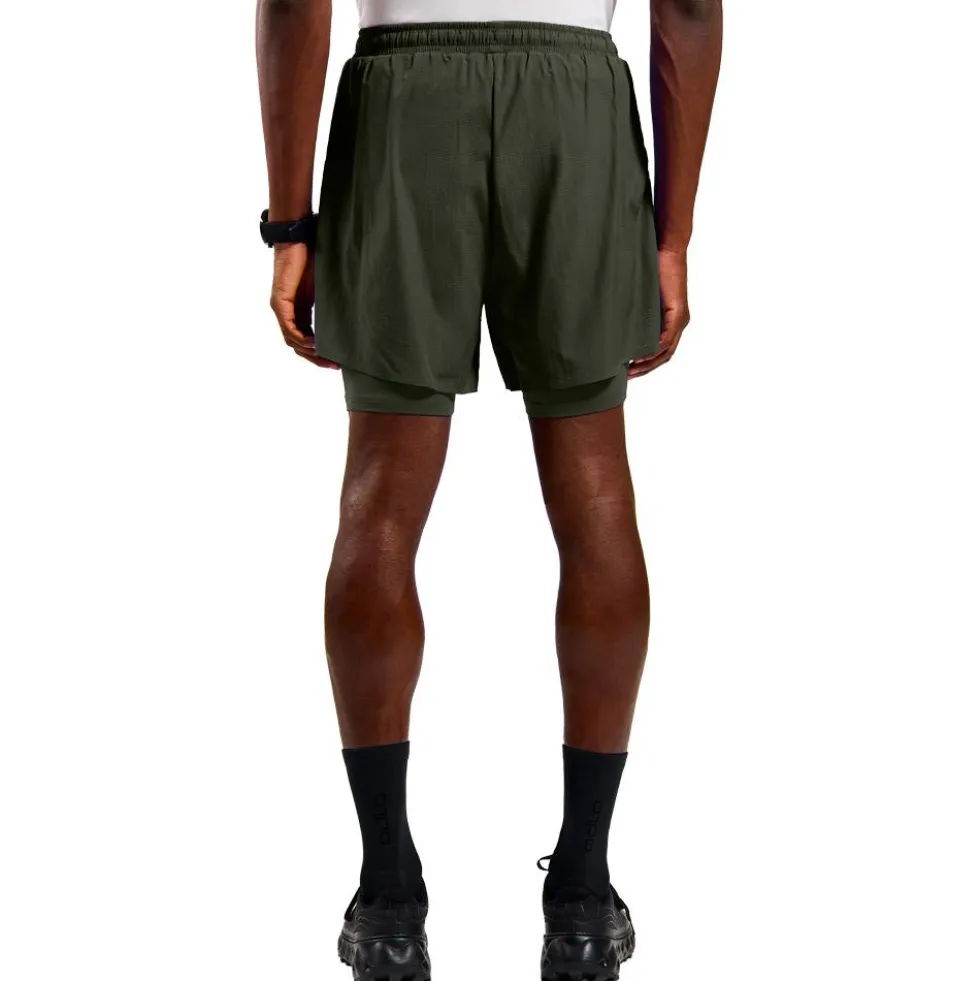 Pantaloncini da trail Odlo Zeroweight 5 Inch Deep Depths