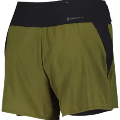 Pantaloncini da trail Scott Endurance Tech Hybrid Short W Fir Green Black