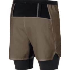 Pantaloncini da trail Scott Hybrid Endurance Tech Wood Grey Black
