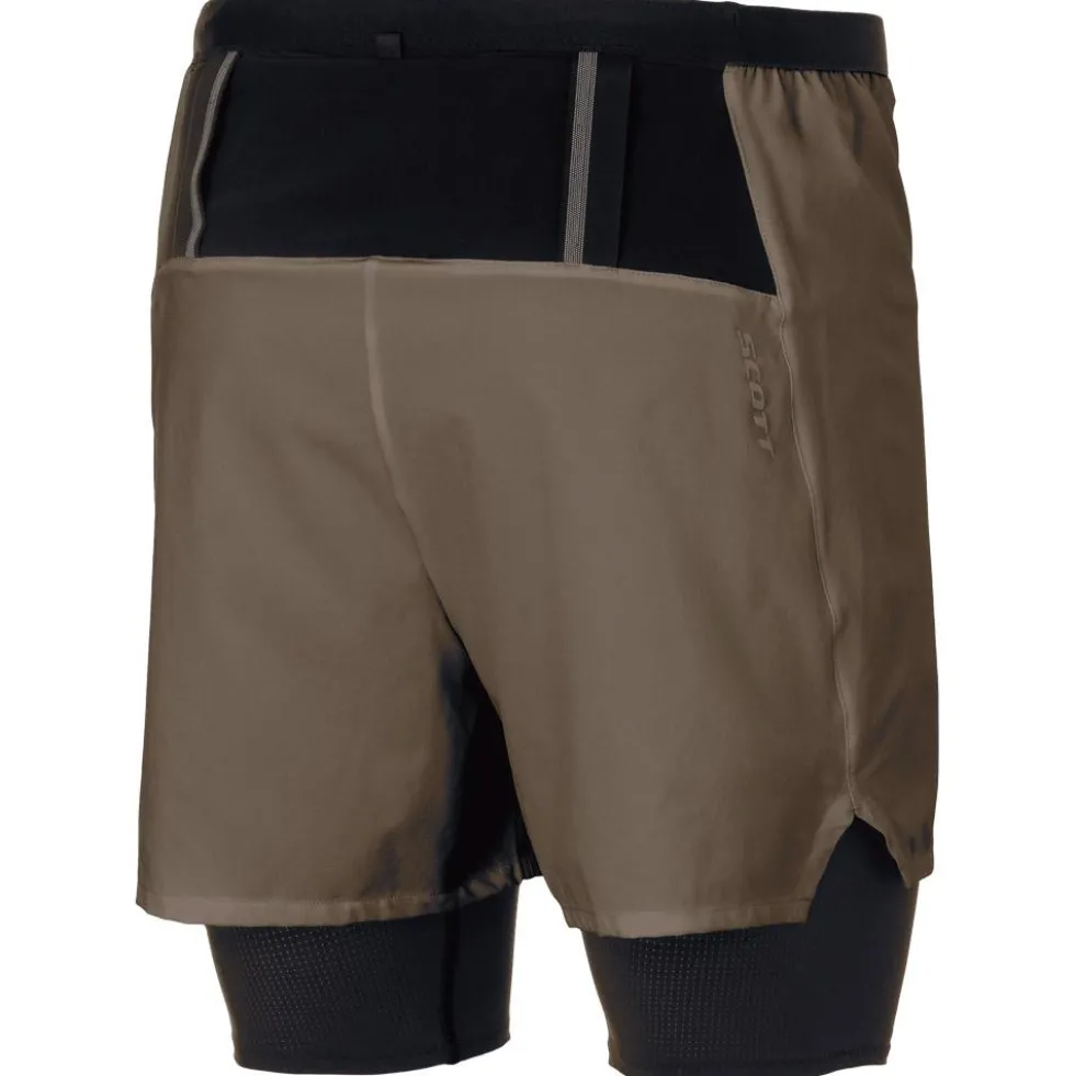 Pantaloncini da trail Scott Hybrid Endurance Tech Wood Grey Black