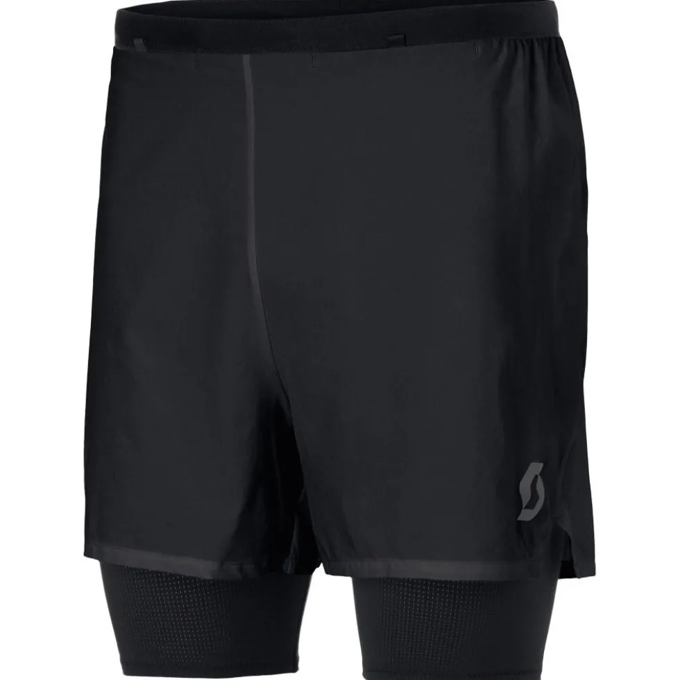 Pantaloncini da trail Scott Hybrid Endurance Tech Black