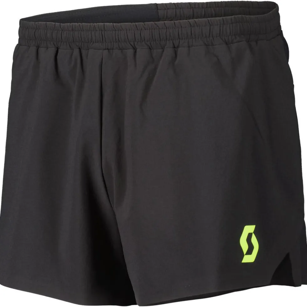 Pantaloncini da trail Scott Rc Run Split Short Black Yellow