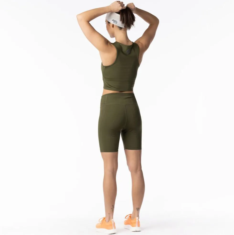 Pantaloncini da trail Scott W's Endurance Tight Short Fir Green