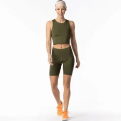 Pantaloncini da trail Scott W's Endurance Tight Short Fir Green