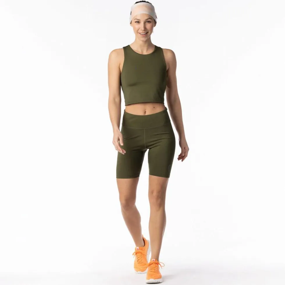 Pantaloncini da trail Scott W's Endurance Tight Short Fir Green