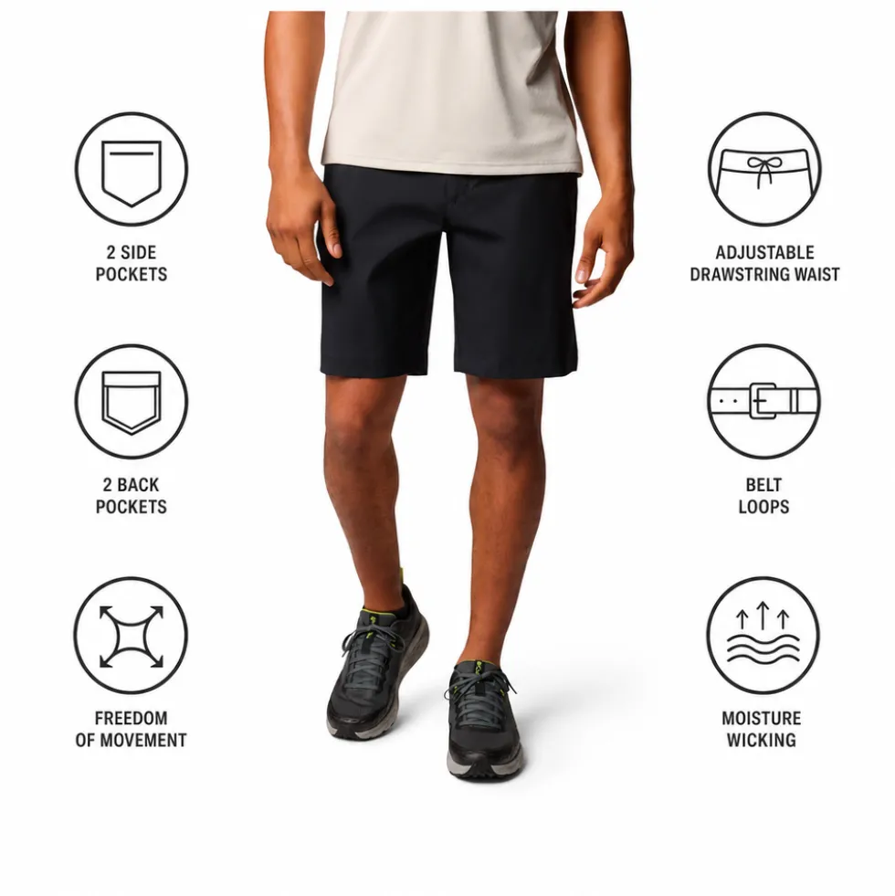 Pantaloncini da trekking Columbia Tech Trail Utility Short Black