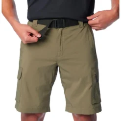 Pantaloncini da trekking Columbia Silver Ridge Utility Cargo Short Stone Green