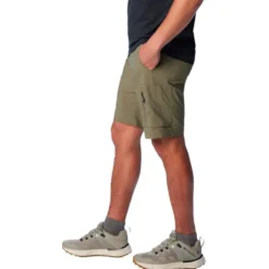 Pantaloncini da trekking Columbia Silver Ridge Utility Cargo Short Stone Green