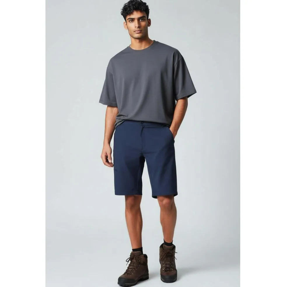 Pantaloncini da trekking Icepeak Berwyn Bleu Fonce