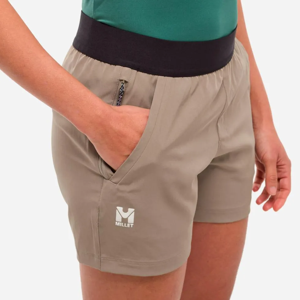 Pantaloncini da trekking Millet Wanaka Stretch Short III W Beige