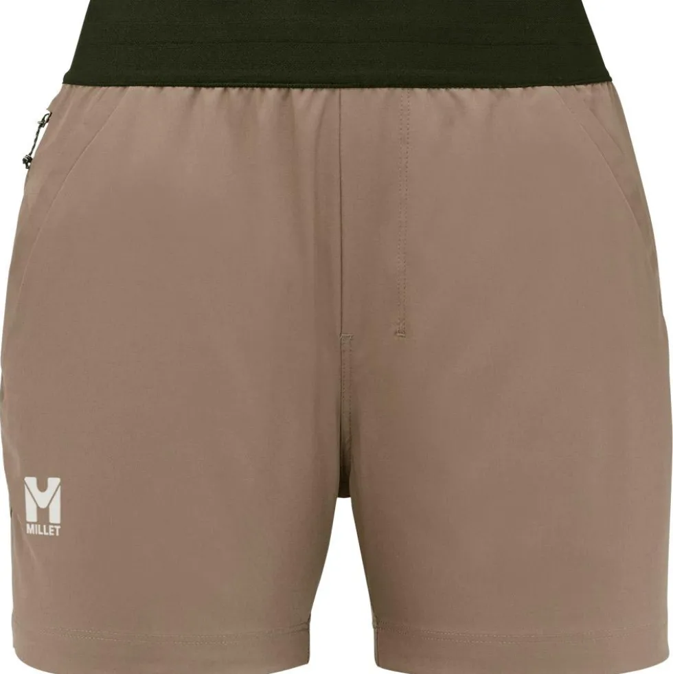 Pantaloncini da trekking Millet Wanaka Stretch Short III W Beige